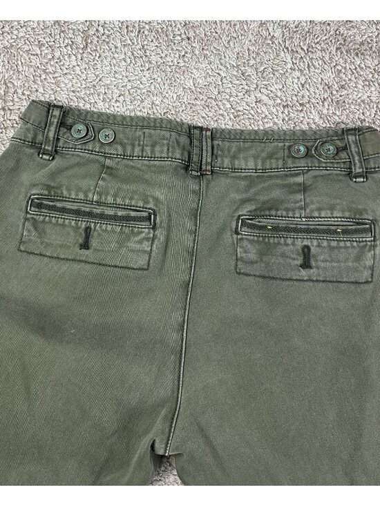 Pilcro Anthropologie Hyphen Jeans Moss Olive Green Casual Pants Women's 27 - Picture 5 of 14